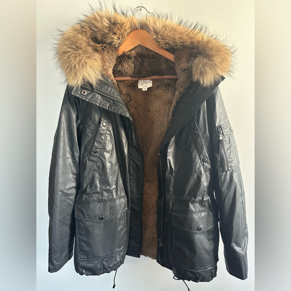 Sam New York Leather Winter Jacket